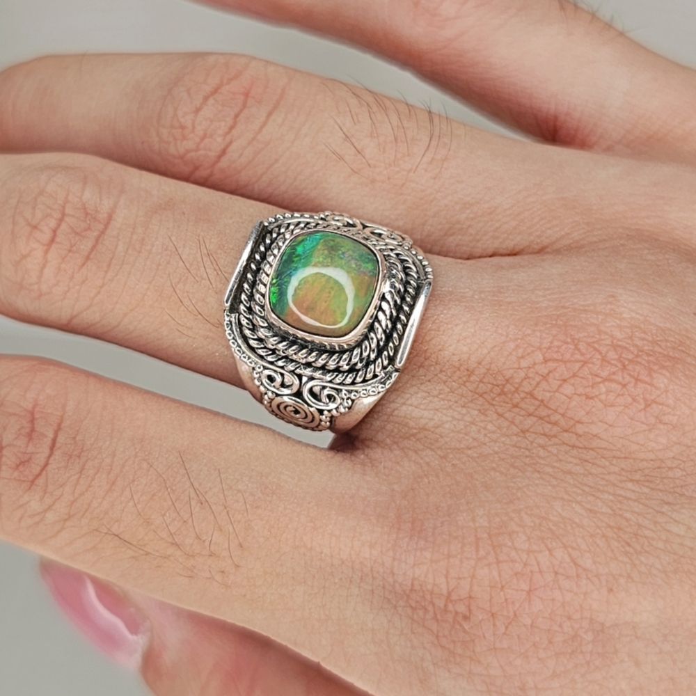 Ethiopian Opal ring